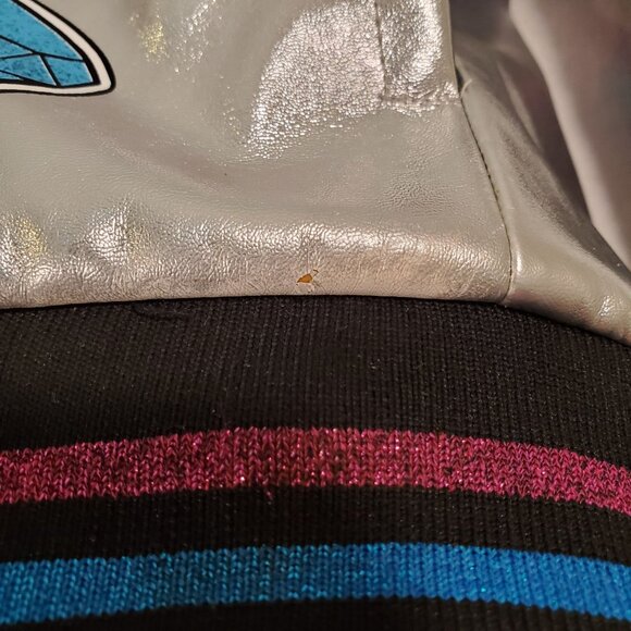 LOL Surprise Girls Silver Bomber Jacket Shine Like A Diamond M/M (7/8) - Picture 3 of 12